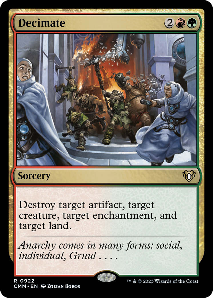 Decimate (CMM-922) - Commander Masters - Premium MTG Single from Wizards of the Coast - Just $0.08! Shop now at Game Crave Tournament Store