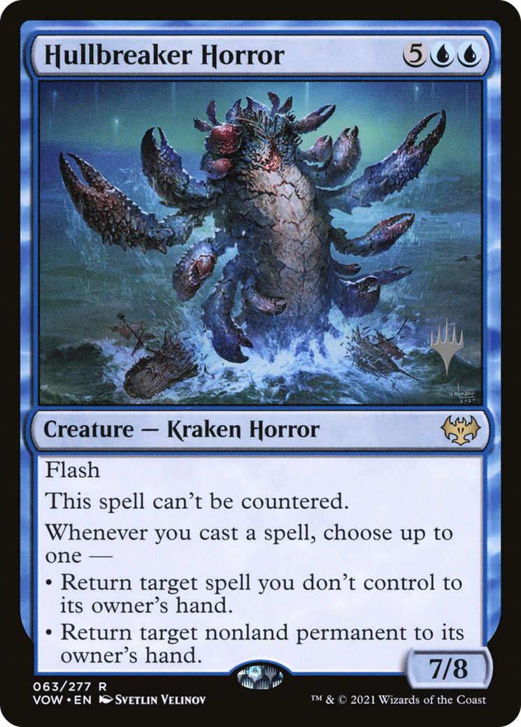 Hullbreaker Horror (PVOW-63P) - Innistrad: Crimson Vow Promos Foil - Premium MTG Single from Wizards of the Coast - Just $0! Shop now at Game Crave Tournament Store
