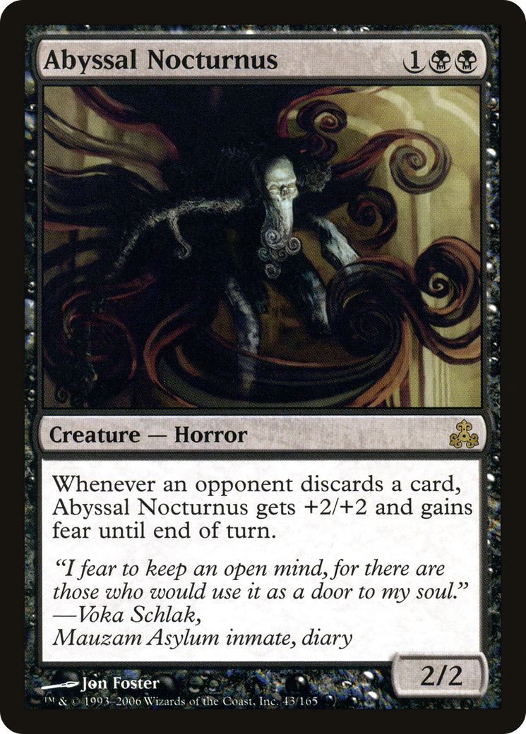 Abyssal Nocturnus (GPT-043) - Guildpact - Premium MTG Single from Wizards of the Coast - Just $0.08! Shop now at Game Crave Tournament Store