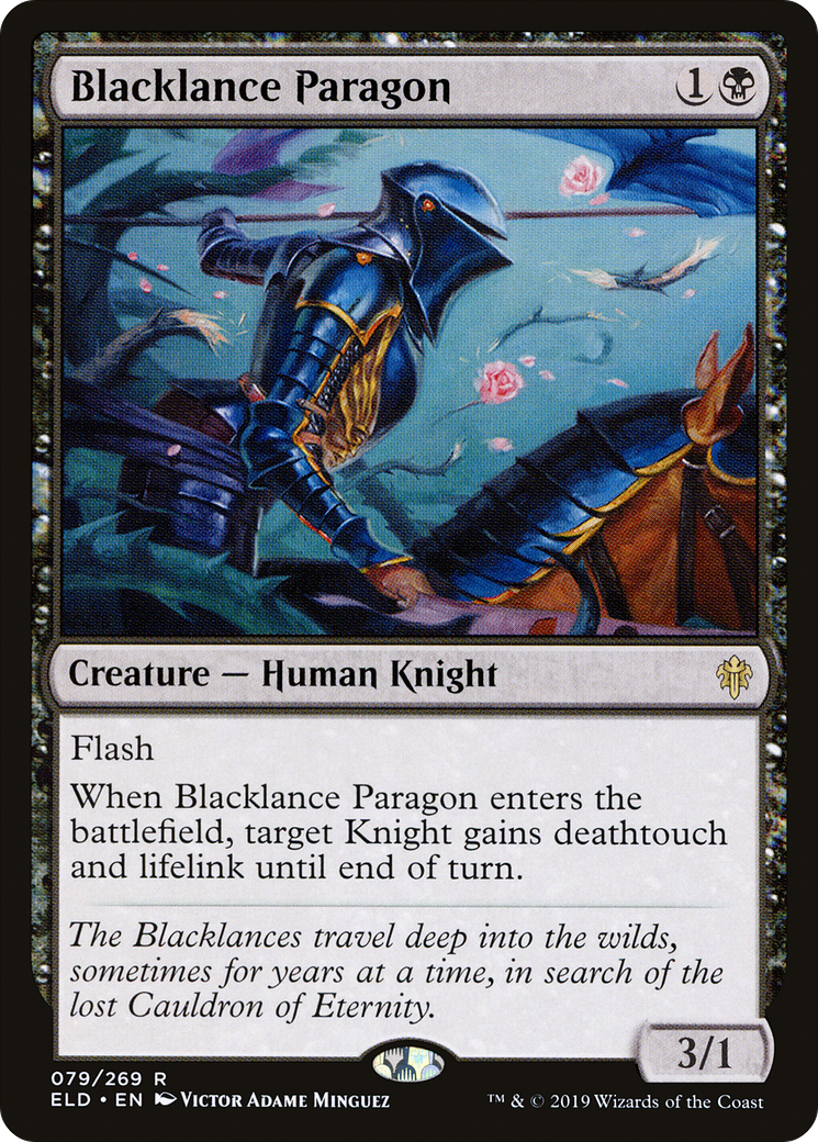 Blacklance Paragon (ELD-079) - Throne of Eldraine - Premium MTG Single from Wizards of the Coast - Just $0.08! Shop now at Game Crave Tournament Store