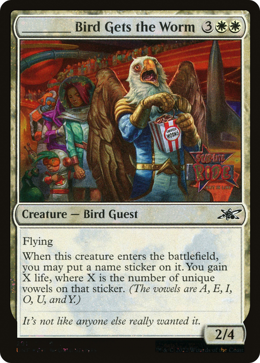 _____ Bird Gets the Worm (UNF-291) - Unfinity Foil - Premium MTG Single from Wizards of the Coast - Just $0.08! Shop now at Game Crave Tournament Store