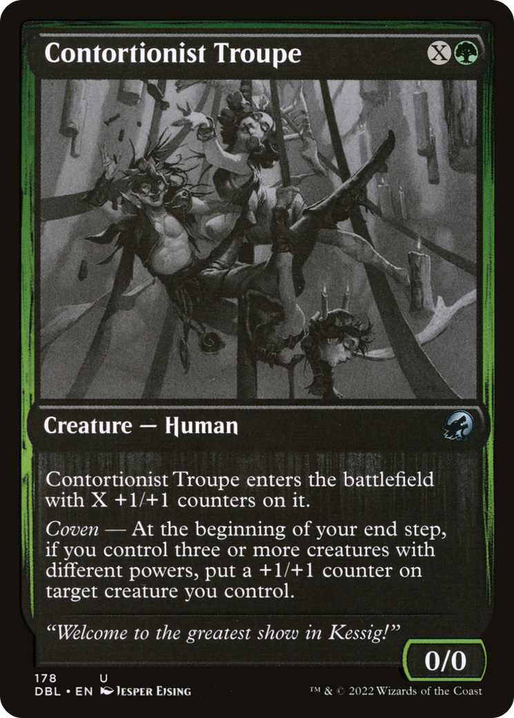 Contortionist Troupe (DBL-178) - Innistrad: Double Feature Foil - Premium MTG Single from Wizards of the Coast - Just $0.25! Shop now at Game Crave Tournament Store