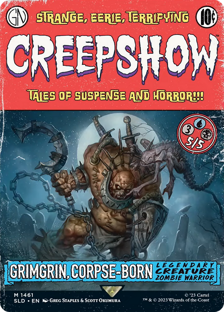 Grimgrin, Corpse-Born // Grimgrin, Corpse-Born (SLD-1461) - Secret Lair Drop: (Full Art) (Borderless) Foil - Premium MTG Single from Wizards of the Coast - Just $3.14! Shop now at Game Crave Tournament Store