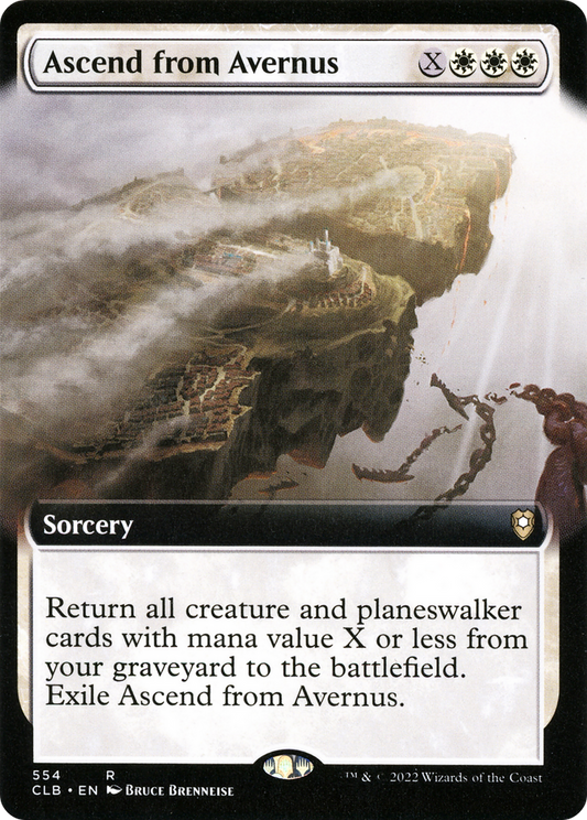 Ascend from Avernus (CLB-554) - Commander Legends: Battle for Baldur's Gate: (Extended Art) Foil - Premium MTG Single from Wizards of the Coast - Just $0.64! Shop now at Game Crave Tournament Store
