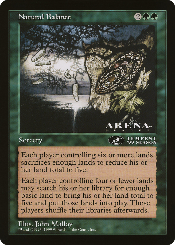 Natural Balance (OLEP-071) - Oversized League Prizes - Premium MTG Single from Wizards of the Coast - Just $0! Shop now at Game Crave Tournament Store