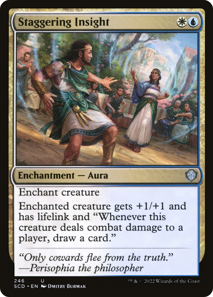 Staggering Insight (SCD-246) - Starter Commander Decks - Premium MTG Single from Wizards of the Coast - Just $0.25! Shop now at Game Crave Tournament Store