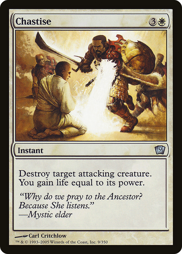 Chastise (9ED-09★) - Ninth Edition Foil - Premium MTG Single from Wizards of the Coast - Just $0.22! Shop now at Game Crave Tournament Store