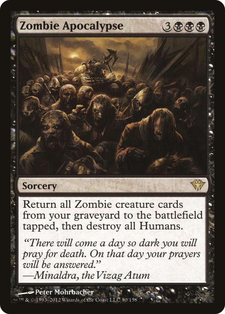 Zombie Apocalypse (DKA-080) - Dark Ascension - Premium MTG Single from Wizards of the Coast - Just $0.74! Shop now at Game Crave Tournament Store