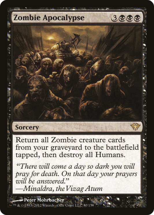 Zombie Apocalypse (DKA-080) - Dark Ascension - Premium MTG Single from Wizards of the Coast - Just $0.74! Shop now at Game Crave Tournament Store