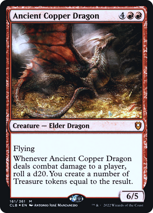 Ancient Copper Dragon (PCLB-161S) - Battle for Baldur's Gate Promos Foil - Premium MTG Single from Wizards of the Coast - Just $69.82! Shop now at Game Crave Tournament Store