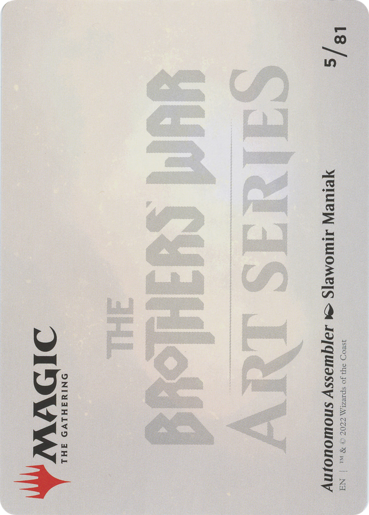 Autonomous Assembler // Autonomous Assembler (ABRO-005) - The Brothers' War Art Series (Borderless) Foil - Premium MTG Single from Wizards of the Coast - Just $0! Shop now at Game Crave Tournament Store