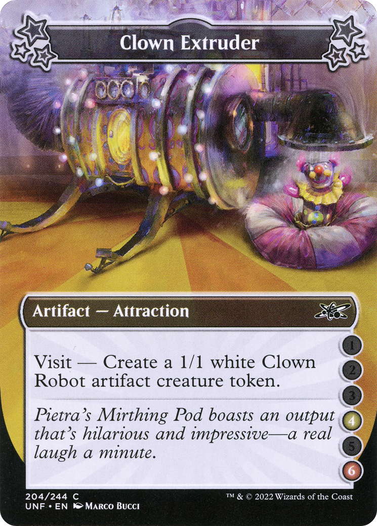 Clown Extruder (UNF-204C) - Unfinity Foil - Premium MTG Single from Wizards of the Coast - Just $0.08! Shop now at Game Crave Tournament Store