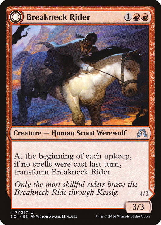 Breakneck Rider // Neck Breaker (SOI-147) - Shadows over Innistrad: (Double Faced Transform) - Premium MTG Single from Wizards of the Coast - Just $0.08! Shop now at Game Crave Tournament Store