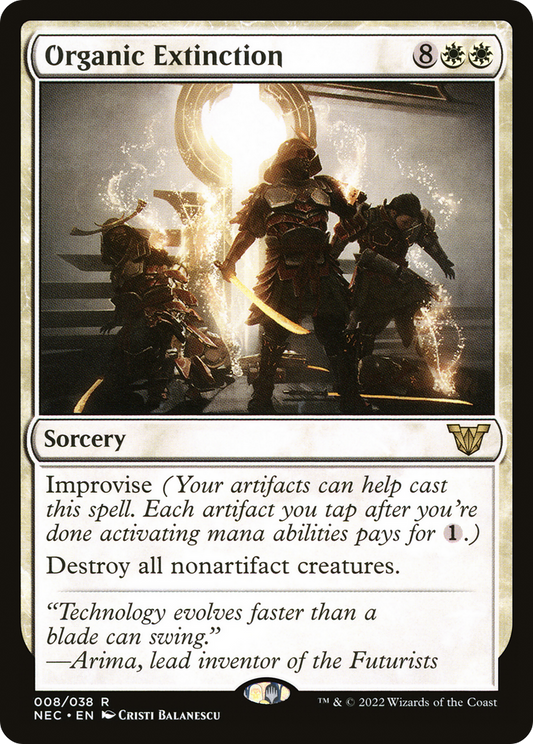 Organic Extinction (NEC-008) - Neon Dynasty Commander - Premium MTG Single from Wizards of the Coast - Just $2.02! Shop now at Game Crave Tournament Store