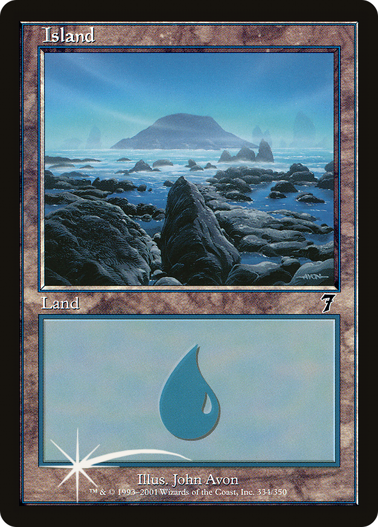 Island (7ED-334★) - Seventh Edition Foil - Premium MTG Single from Wizards of the Coast - Just $19.61! Shop now at Game Crave Tournament Store