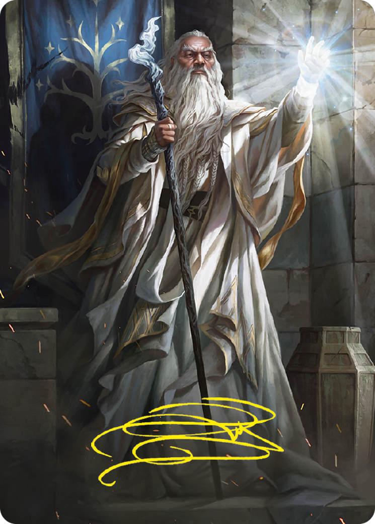 Gandalf the White // Gandalf the White (ALTR-003) - Tales of Middle-earth Art Series (Borderless) - Premium MTG Single from Wizards of the Coast - Just $0! Shop now at Game Crave Tournament Store