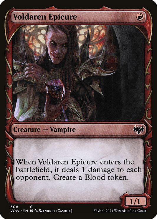Voldaren Epicure (VOW-308) - Innistrad: Crimson Vow: (Showcase) - Premium MTG Single from Wizards of the Coast - Just $0.08! Shop now at Game Crave Tournament Store