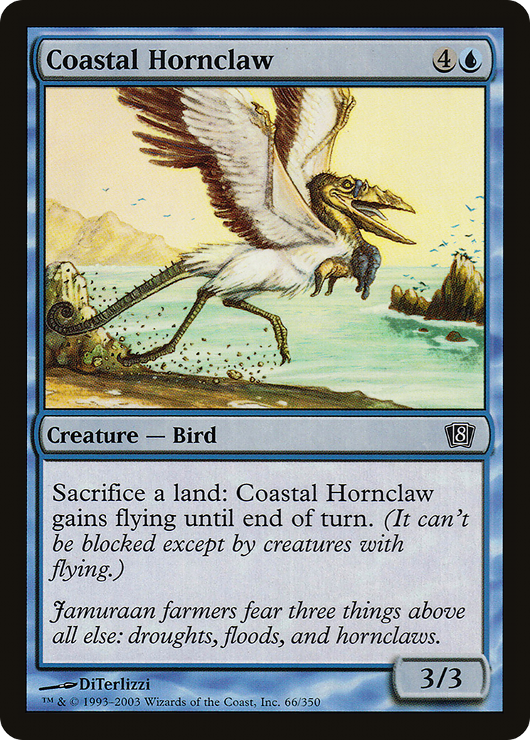 Coastal Hornclaw (8ED-66★) - Eighth Edition Foil - Premium MTG Single from Wizards of the Coast - Just $0.25! Shop now at Game Crave Tournament Store