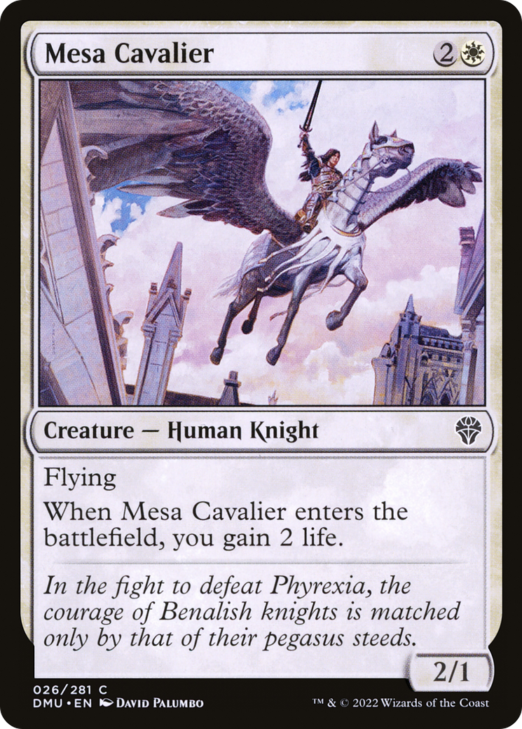Mesa Cavalier (DMU-026) - Dominaria United - Premium MTG Single from Wizards of the Coast - Just $0.08! Shop now at Game Crave Tournament Store