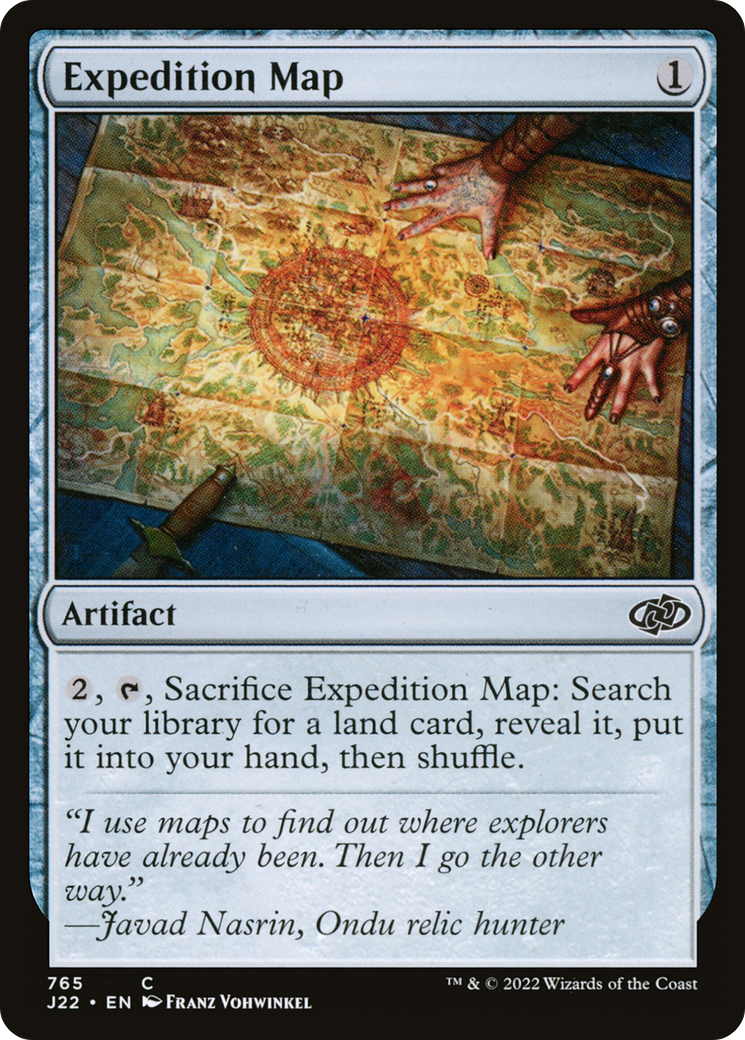 Expedition Map (J22-765) - Jumpstart 2022 - Premium MTG Single from Wizards of the Coast - Just $0.86! Shop now at Game Crave Tournament Store