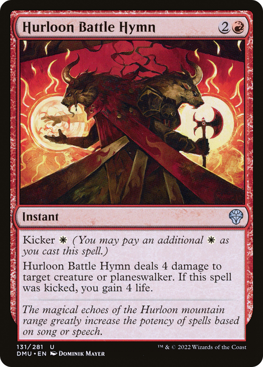 Hurloon Battle Hymn (DMU-131) - Dominaria United - Premium MTG Single from Wizards of the Coast - Just $0.08! Shop now at Game Crave Tournament Store
