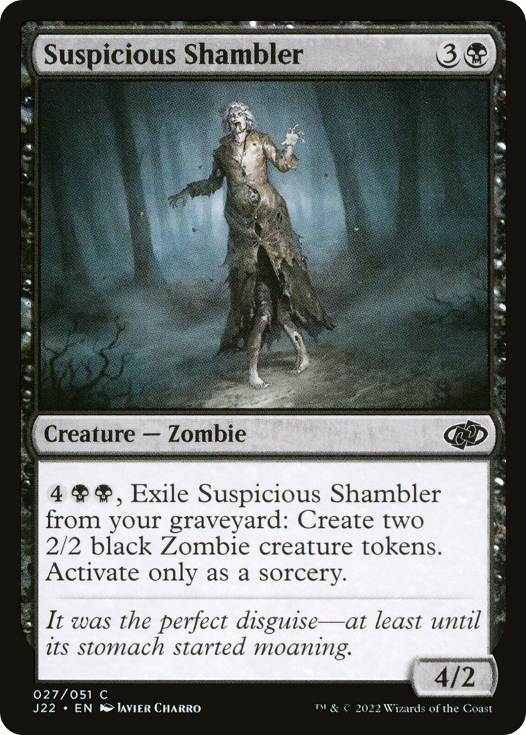 Suspicious Shambler (J22-027) - Jumpstart 2022 - Premium MTG Single from Wizards of the Coast - Just $0.08! Shop now at Game Crave Tournament Store