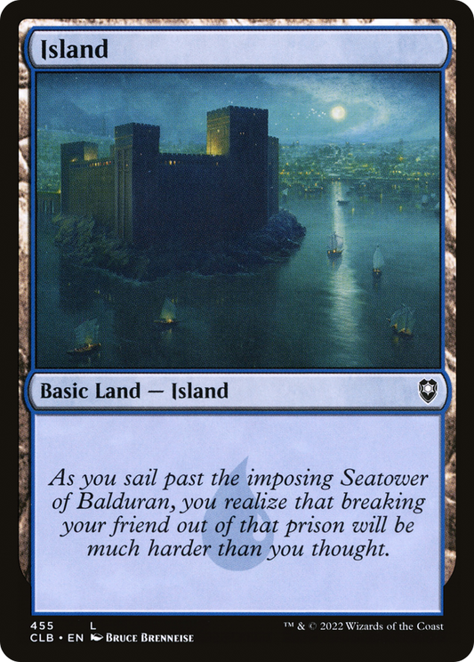 Island (CLB-455) - Commander Legends: Battle for Baldur's Gate Foil - Premium MTG Single from Wizards of the Coast - Just $0.08! Shop now at Game Crave Tournament Store