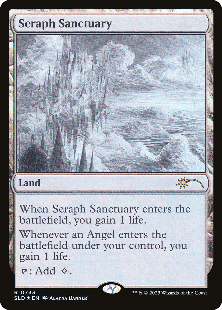 Seraph Sanctuary (SLD-733) - Secret Lair Drop - Premium MTG Single from Wizards of the Coast - Just $0.87! Shop now at Game Crave Tournament Store