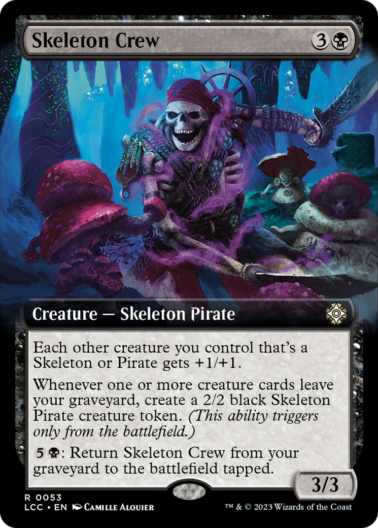 Skeleton Crew (LCC-053) - The Lost Caverns of Ixalan Commander Foil - Premium MTG Single from Wizards of the Coast - Just $0.08! Shop now at Game Crave Tournament Store