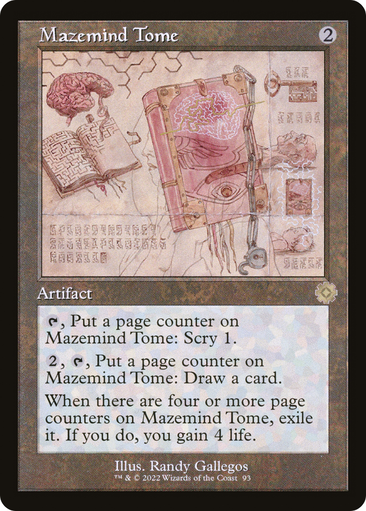 Mazemind Tome (BRR-093) - The Brothers' War Retro Artifacts - Premium MTG Single from Wizards of the Coast - Just $0.26! Shop now at Game Crave Tournament Store
