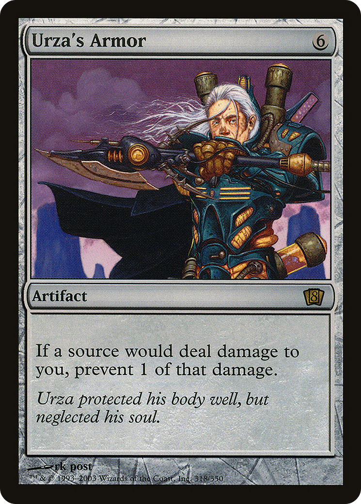 Urza's Armor (8ED-318★) - Eighth Edition Foil - Premium MTG Single from Wizards of the Coast - Just $1.34! Shop now at Game Crave Tournament Store