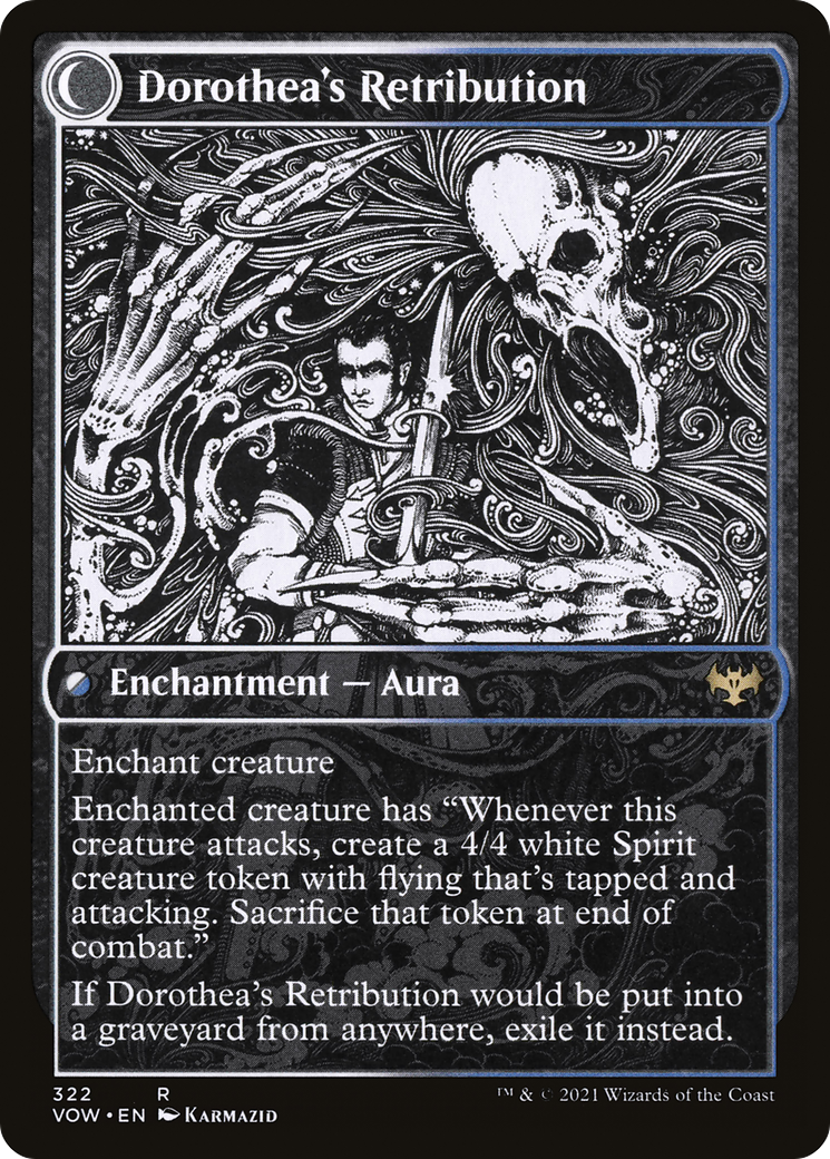 Dorothea, Vengeful Victim // Dorothea's Retribution (VOW-322) - Innistrad: Crimson Vow: (Showcase, Double Faced Transform) - Premium MTG Single from Wizards of the Coast - Just $0.08! Shop now at Game Crave Tournament Store