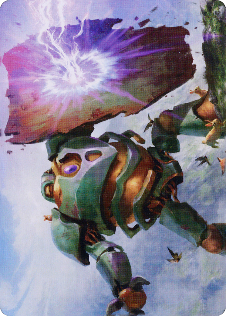Walking Bulwark // Walking Bulwark (ADMU-058) - Dominaria United Art Series (Borderless) - Premium MTG Single from Wizards of the Coast - Just $0! Shop now at Game Crave Tournament Store