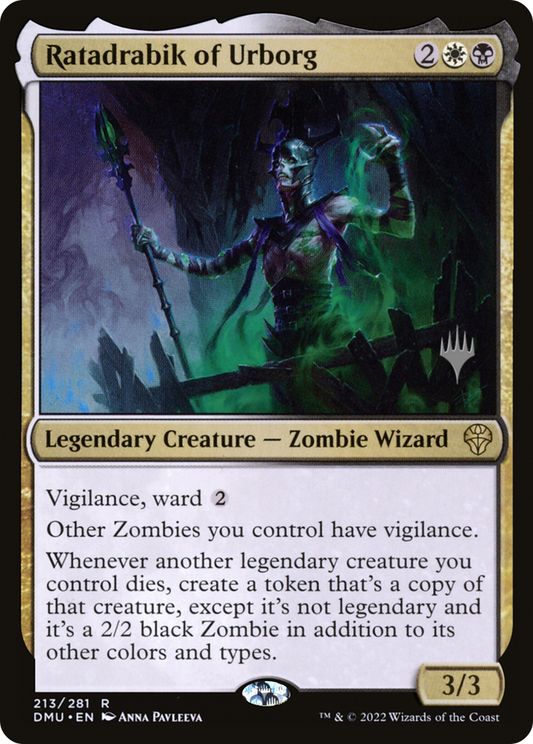 Ratadrabik of Urborg (PDMU-213P) - Dominaria United Promos - Premium MTG Single from Wizards of the Coast - Just $0.23! Shop now at Game Crave Tournament Store