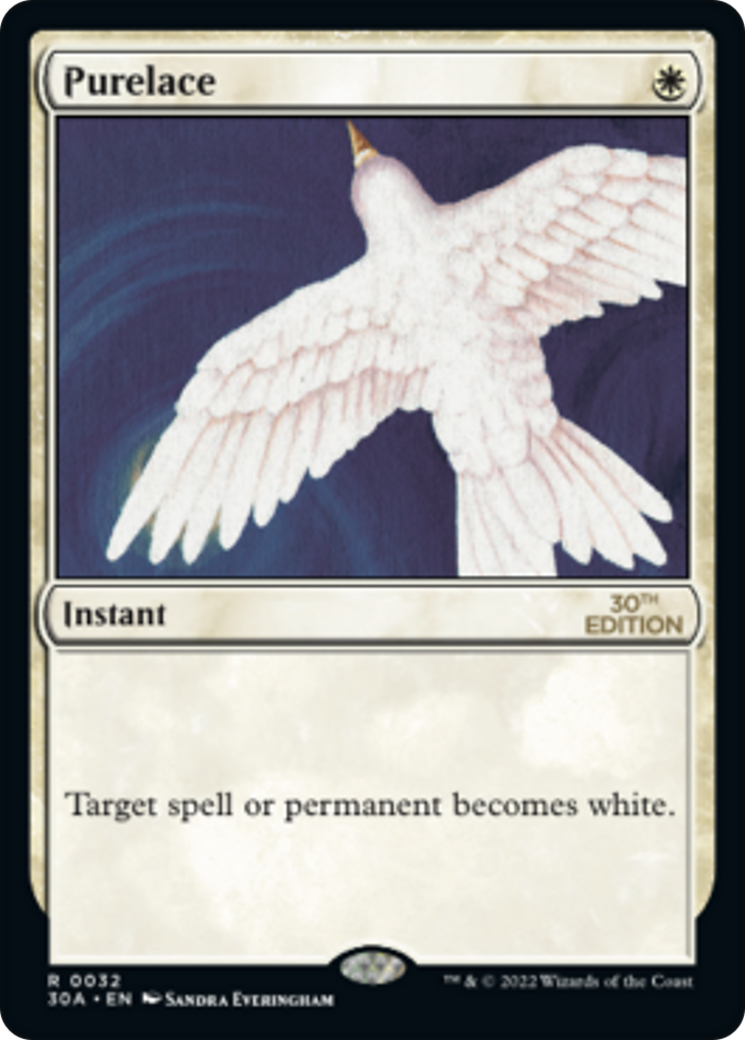 Purelace (30A-032) - 30th Anniversary Edition - Premium MTG Single from Wizards of the Coast - Just $13.59! Shop now at Game Crave Tournament Store