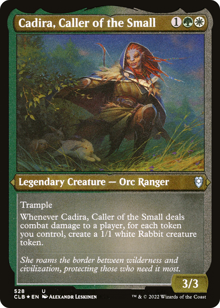 Cadira, Caller of the Small (CLB-528) - Commander Legends: Battle for Baldur's Gate Etched Foil - Premium MTG Single from Wizards of the Coast - Just $0.08! Shop now at Game Crave Tournament Store