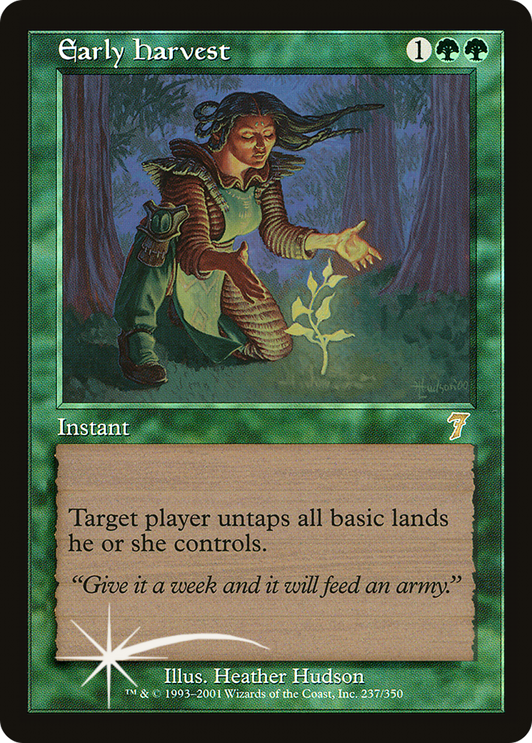 Early Harvest (7ED-237★) - Seventh Edition Foil - Premium MTG Single from Wizards of the Coast - Just $6.87! Shop now at Game Crave Tournament Store