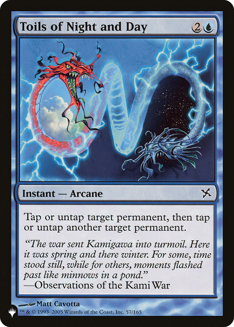 Toils of Night and Day (PLIST-520) - The List - Premium MTG Single from Wizards of the Coast - Just $0.08! Shop now at Game Crave Tournament Store