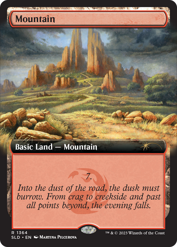 Mountain (SLD-1364) - Secret Lair Drop: (Extended Art) - Premium MTG Single from Wizards of the Coast - Just $0.50! Shop now at Game Crave Tournament Store