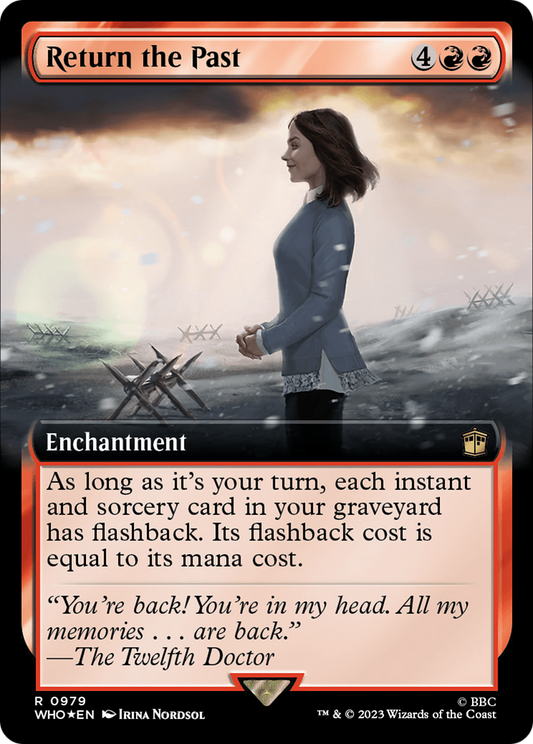 Return the Past (WHO-979) - Doctor Who: (Extended Art) Foil - Premium MTG Single from Wizards of the Coast - Just $0.46! Shop now at Game Crave Tournament Store