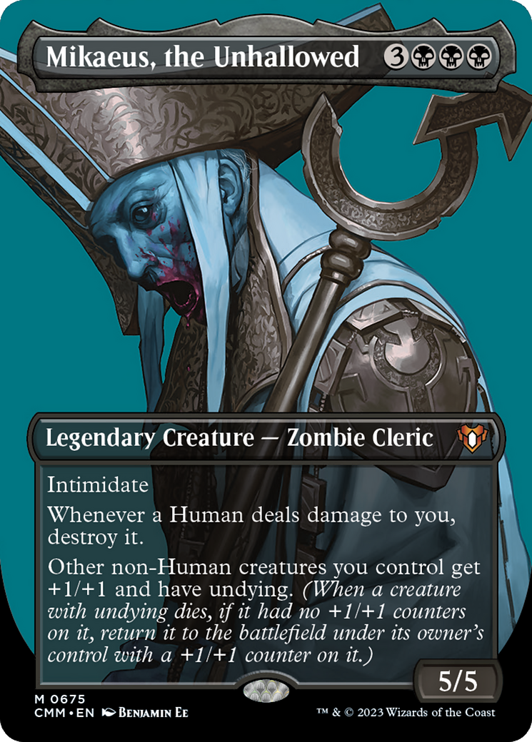 Mikaeus, the Unhallowed (CMM-675) - Commander Masters (Borderless) - Premium MTG Single from Wizards of the Coast - Just $9.68! Shop now at Game Crave Tournament Store