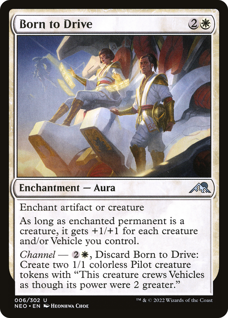 Born to Drive (NEO-006) - Kamigawa: Neon Dynasty - Premium MTG Single from Wizards of the Coast - Just $0.08! Shop now at Game Crave Tournament Store