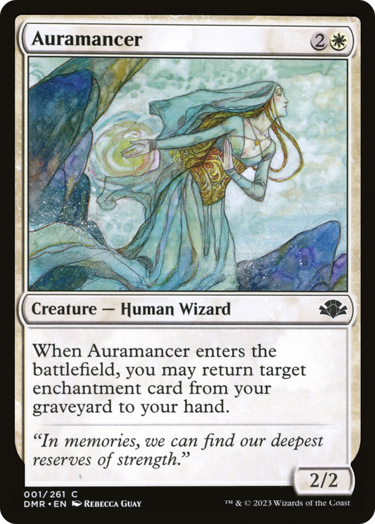 Auramancer (DMR-001) - Dominaria Remastered - Premium MTG Single from Wizards of the Coast - Just $0.25! Shop now at Game Crave Tournament Store