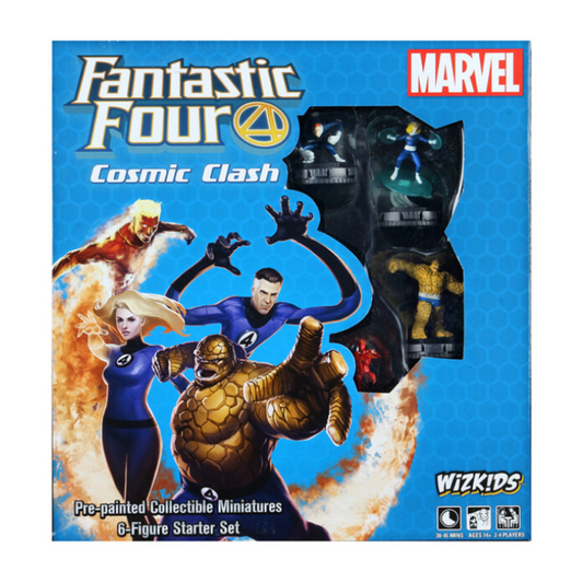 HeroClix Fantastic Four Cosmic Clash Starter Set - Premium HCX Sealed from WizKids - Just $29.99! Shop now at Game Crave Tournament Store