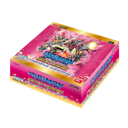 Digimon TCG: Great Legend Booster Box - Premium DGM Sealed from Bandai - Just $74.99! Shop now at Game Crave Tournament Store