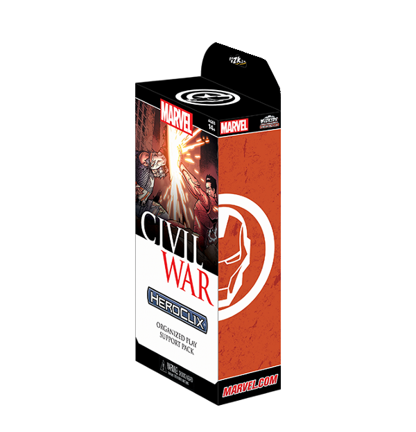 HeroClix Civil War Organized Play Support Pack - Premium HCX Sealed from WizKids - Just $19.99! Shop now at Game Crave Tournament Store