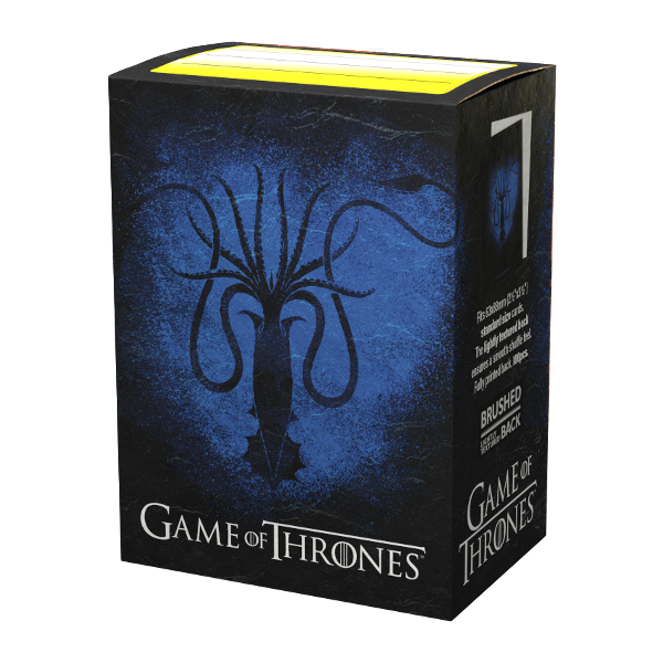Game Of Thrones: House Greyjoy (100 ct) - Matte - Standard - Premium Card Sleeves from Arcane Tinmen - Just $14.99! Shop now at Game Crave Tournament Store