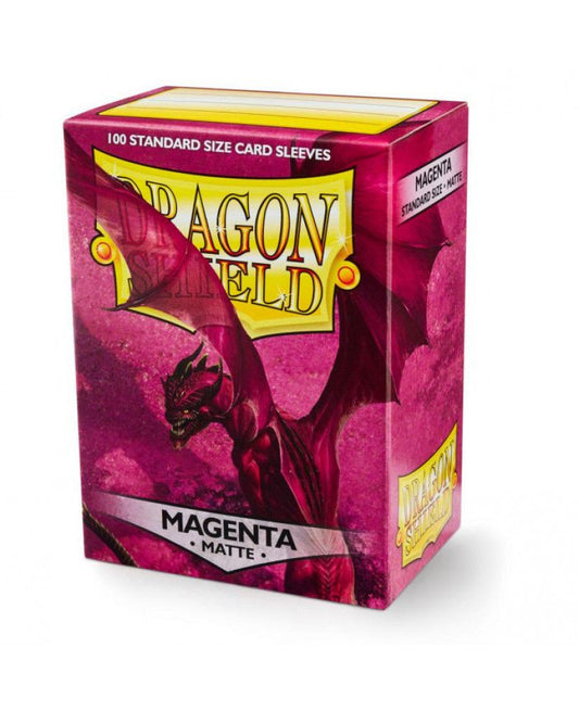 Dragon Shield Magenta (100 ct) - Matte - Standard - Premium Card Sleeves from Arcane Tinmen - Just $10.99! Shop now at Game Crave Tournament Store