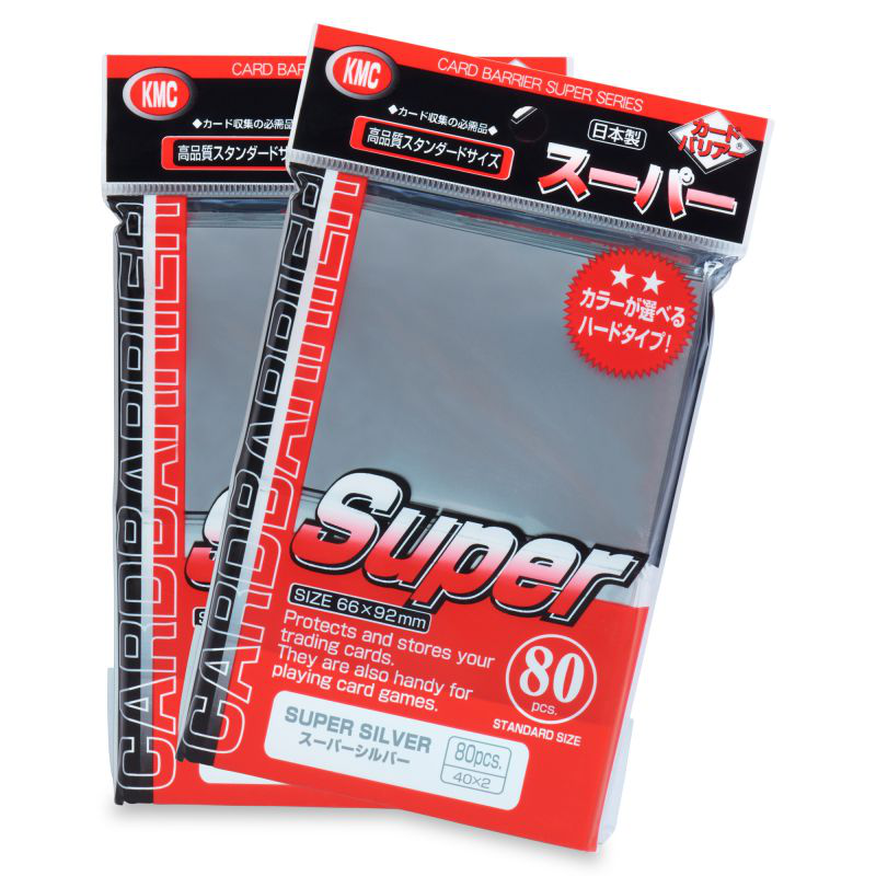 KMC Card Barrier Super Series Super Silver (80 ct) - Matte - Standard - Premium Card Sleeves from KMC - Just $8.99! Shop now at Game Crave Tournament Store