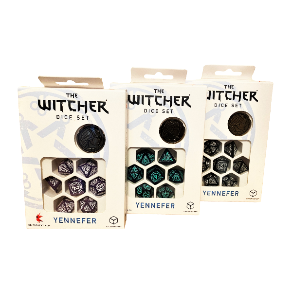 The Witcher Dice Set: Yennefer - Premium Dice Set from Q Workshop - Just $22.99! Shop now at Game Crave Tournament Store